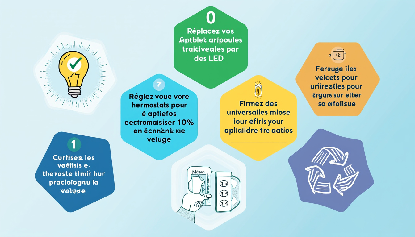 découvrez six conseils essentiels pour optimiser votre consommation d'énergie et réduire significativement votre facture. apprenez des astuces pratiques pour économiser de l'énergie au quotidien tout en préservant votre confort.