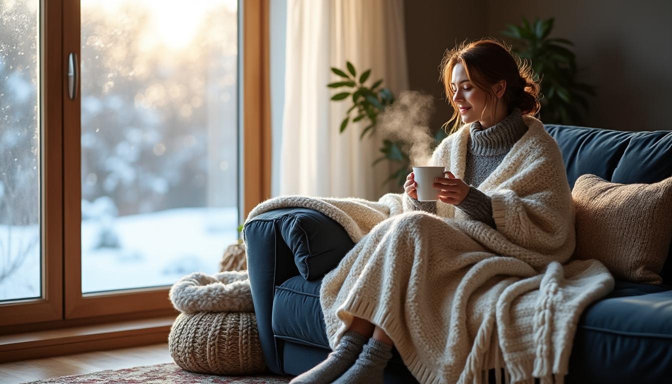 découvrez l'astuce n°1 pour un hiver douillet sans chauffage : une méthode gratuite, simple et efficace à adopter pour rester bien au chaud naturellement.