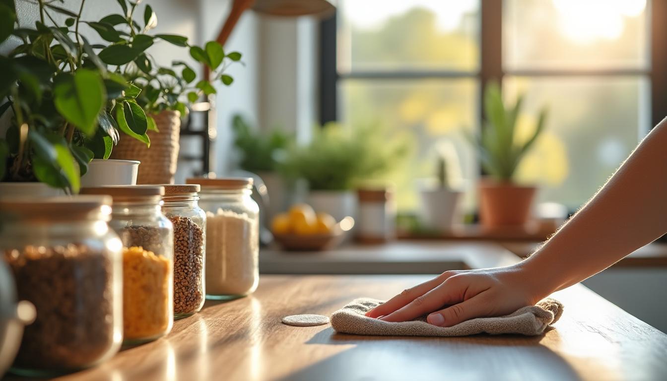 découvrez le geste surprenant dans ma cuisine qui m'a fait arrêter d'acheter du sopalin, un changement simple et bénéfique pour des millions de foyers soucieux de leur impact écologique et économique.