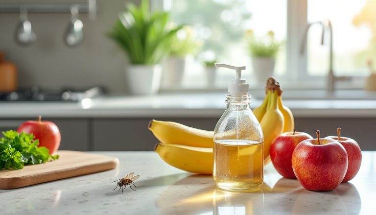 dites adieu aux mouches du vinaigre en seulement 24h grâce à cette astuce de grand-mère infaillible pour garder votre cuisine propre et impeccable.