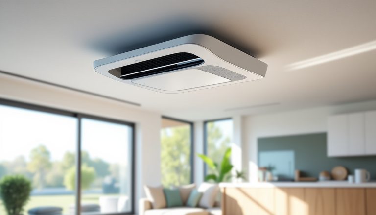 découvrez cet appareil méconnu à installer au plafond, une solution efficace et économique, jusqu'à vingt fois moins chère qu'une climatisation traditionnelle.