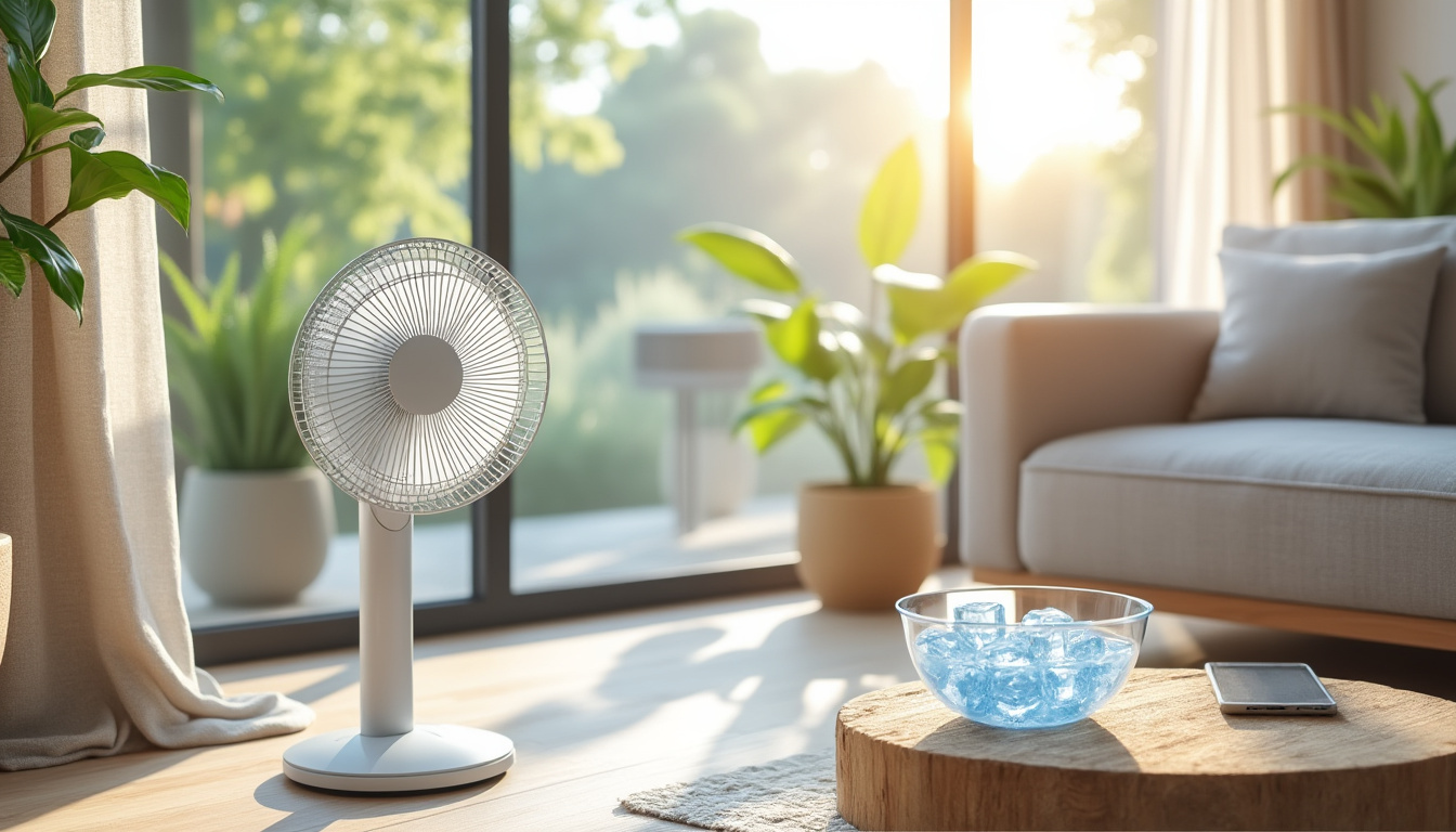 découvrez comment rafraîchir votre intérieur facilement et à moindre coût avec une astuce simple à moins de 30 € combinant un ventilateur, pour dire adieu aux climatiseurs coûteux.